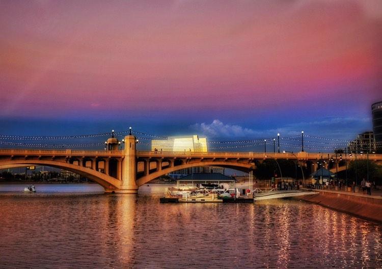 Tempe town lake bridge